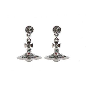 ヴィヴィアンウエストウッド VIVIENNE WESTWOOD プチオーブ ピアス レディース 62020032-S001 ガンメタル