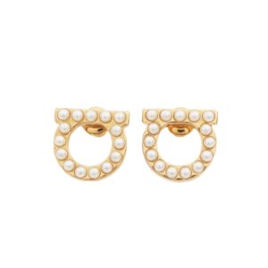 フェラガモ FERRAGAMO ピアス 760125-696581 レディース ゴールド