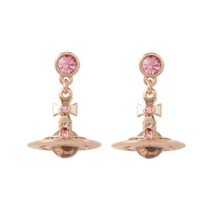 ヴィヴィアンウエストウッド VIVIENNE WESTWOOD ピアス プチオーブ レディース 62020032 G002 ピンクゴールド PINK GOLD ピンククリスタル