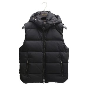 ムーレー MOORER FIRE-WK ダウンベスト MOUGI200307-FIRE-NERO-48 メンズ ブラック ダウンジャケット