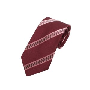 ポールスミス PAUL SMITH ネクタイ M1A-0TIEX-GLU47-28 メンズ レジメ ストライプ ボルドー ネクタイ