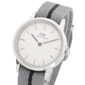 ダニエルウェリントン DANIEL WELLINGTON  Iconic 36mm Grey Nato Silver White DW00100679 腕時計 ユニセックス オフホワイト クオーツ